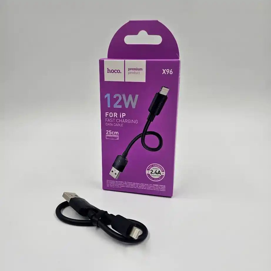 Cable usb-a a lightning 12W (25CM) Hoco X96