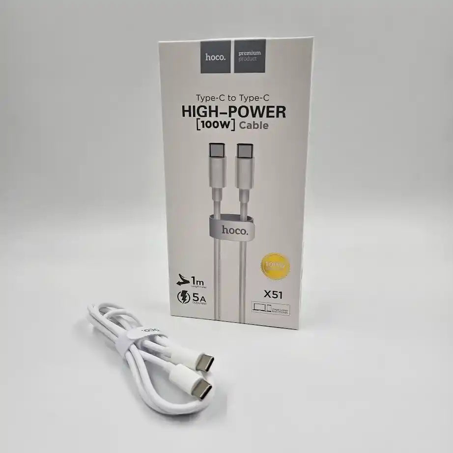 Cable usb-c a usb-c 100W (1M) HOCO X51