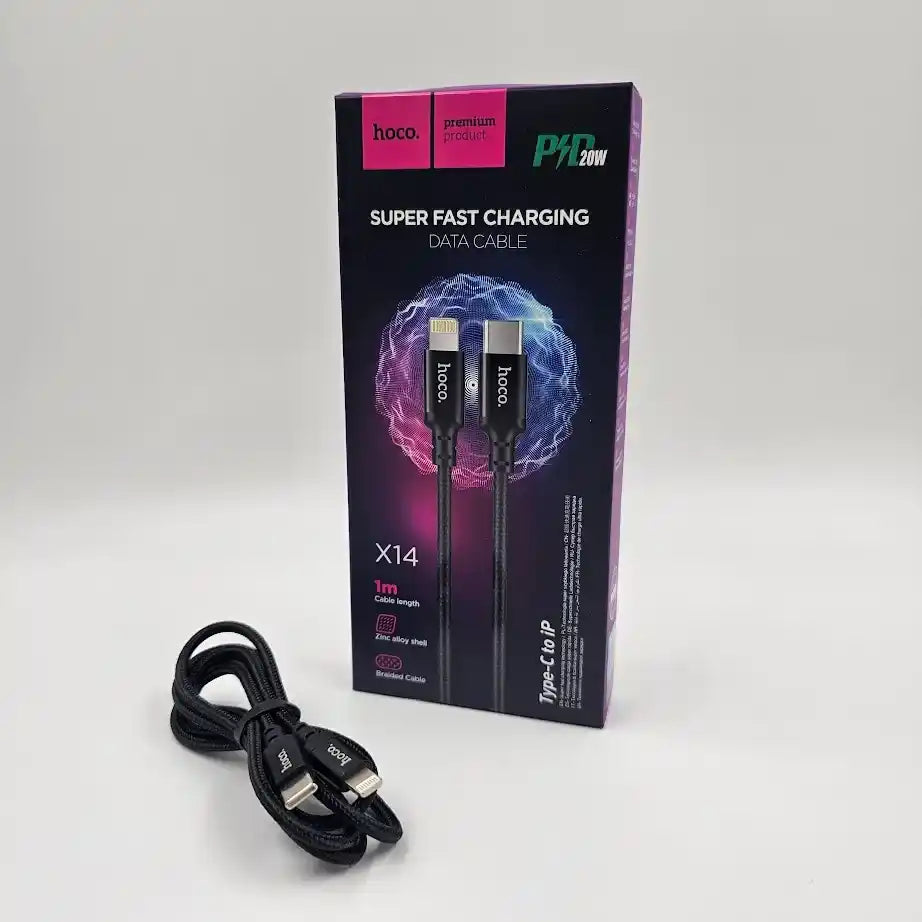 Cable lightning a usb-a trenzado (1M) HOCO X14