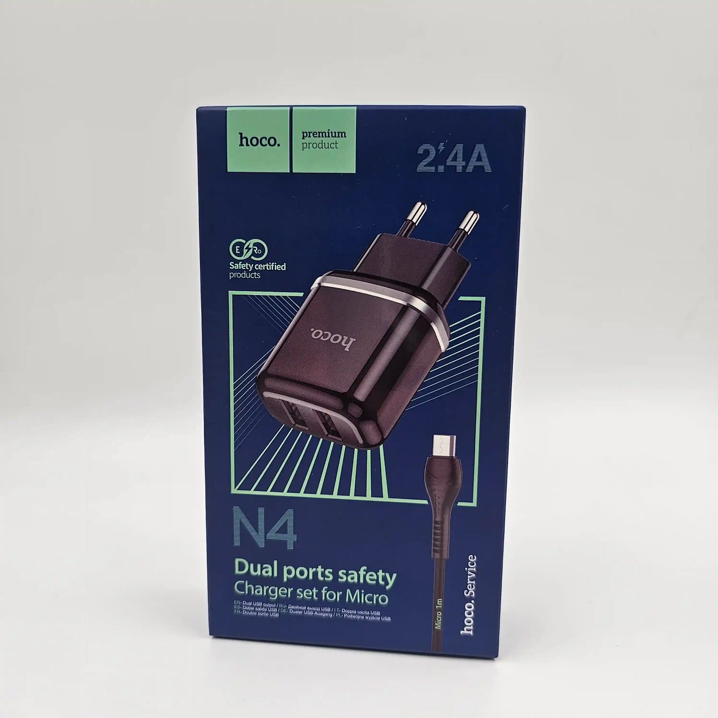 Cargador micro-usb 2.4A HOCO N4
