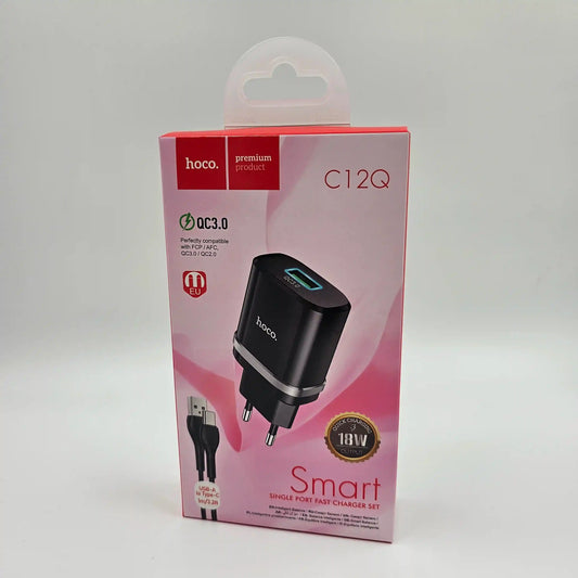 Cargador usb-c 18W HOCO C12Q